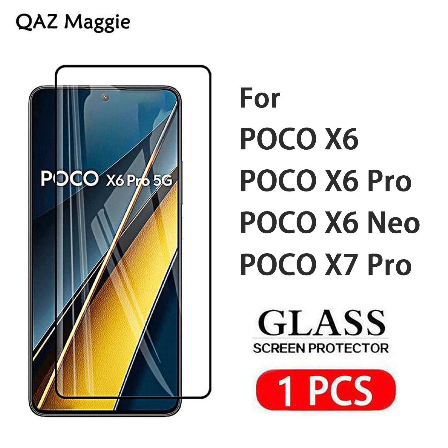 

1 шт. Защитное стекло для экрана POCO X7 X6 NEO PRO, закаленное стекло POCO X6