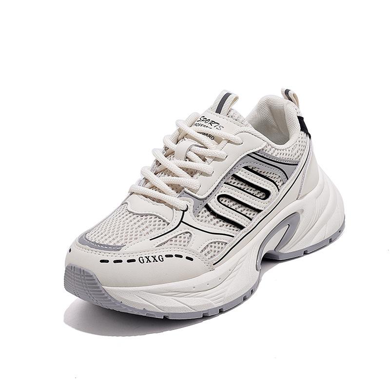 High-end dad shoes women's spring 2025 new stepping on shit soft sole showing feet small casual sports shoes women 2115
