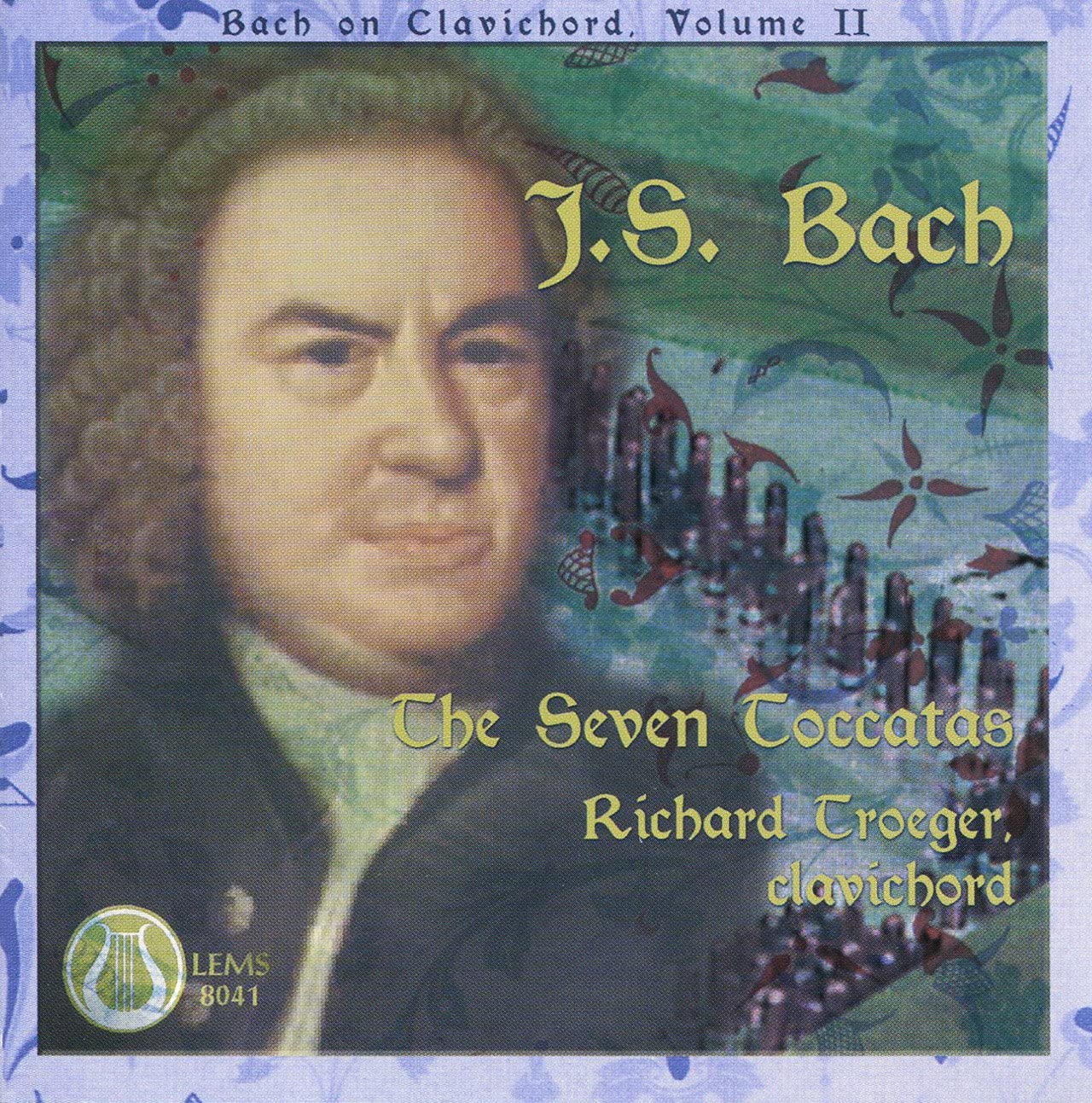 

CD RICHARD TROEGER; JOHANN SEBASTIAN B - Seven Toccatas LEMS0841 US Classical Used