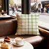Checkered pattern Cushion Cover Set of  Decorative Short Plush Pillow Covers for Sofa Soft  Cushion Case x cm