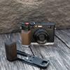 Handgrepp med Basplatta av Aluminiumlegering Trä L-platta Kamerahandgrepp Hållare Fäste Kameratillbehör för FUJIFILM X100VI