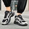 Athletic Shoes For Men Running Shoes Anti-Skid Breathable Daily Walking Footwear Plush Comfort Outside Non Slip Lace Up Tennis Athletic Shoes