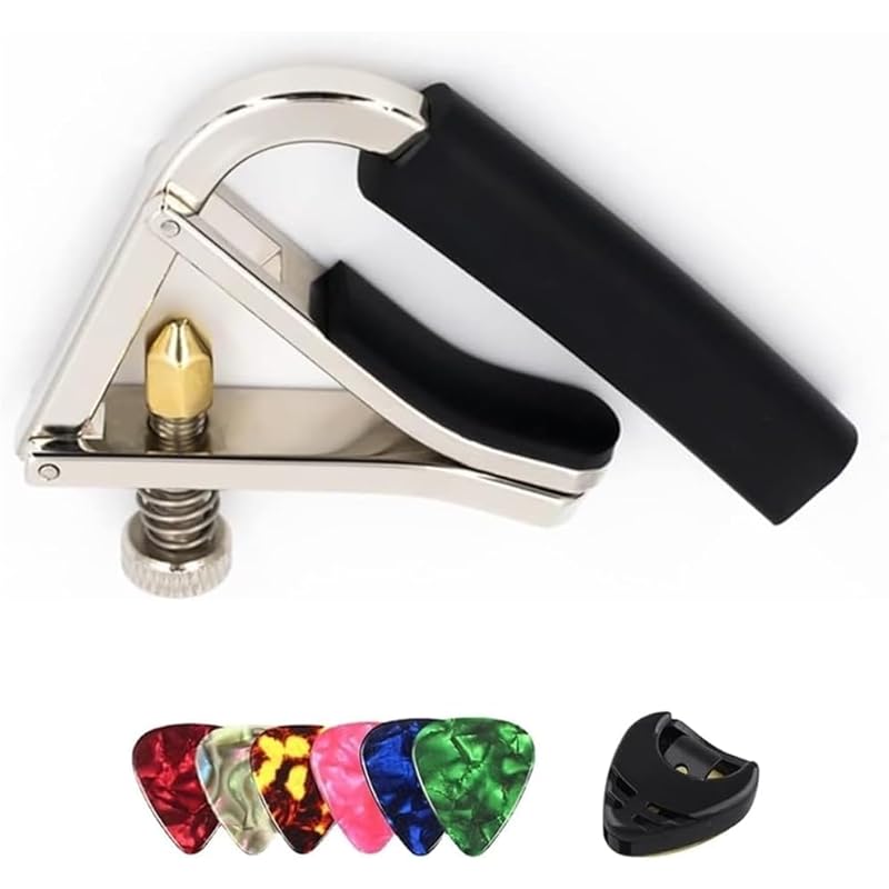 

[Amazon exclusive brand] guitar capo tasto luxury goods one touch acoustic guitar capo acoustic guitar electric guitar for folk guitar (classical