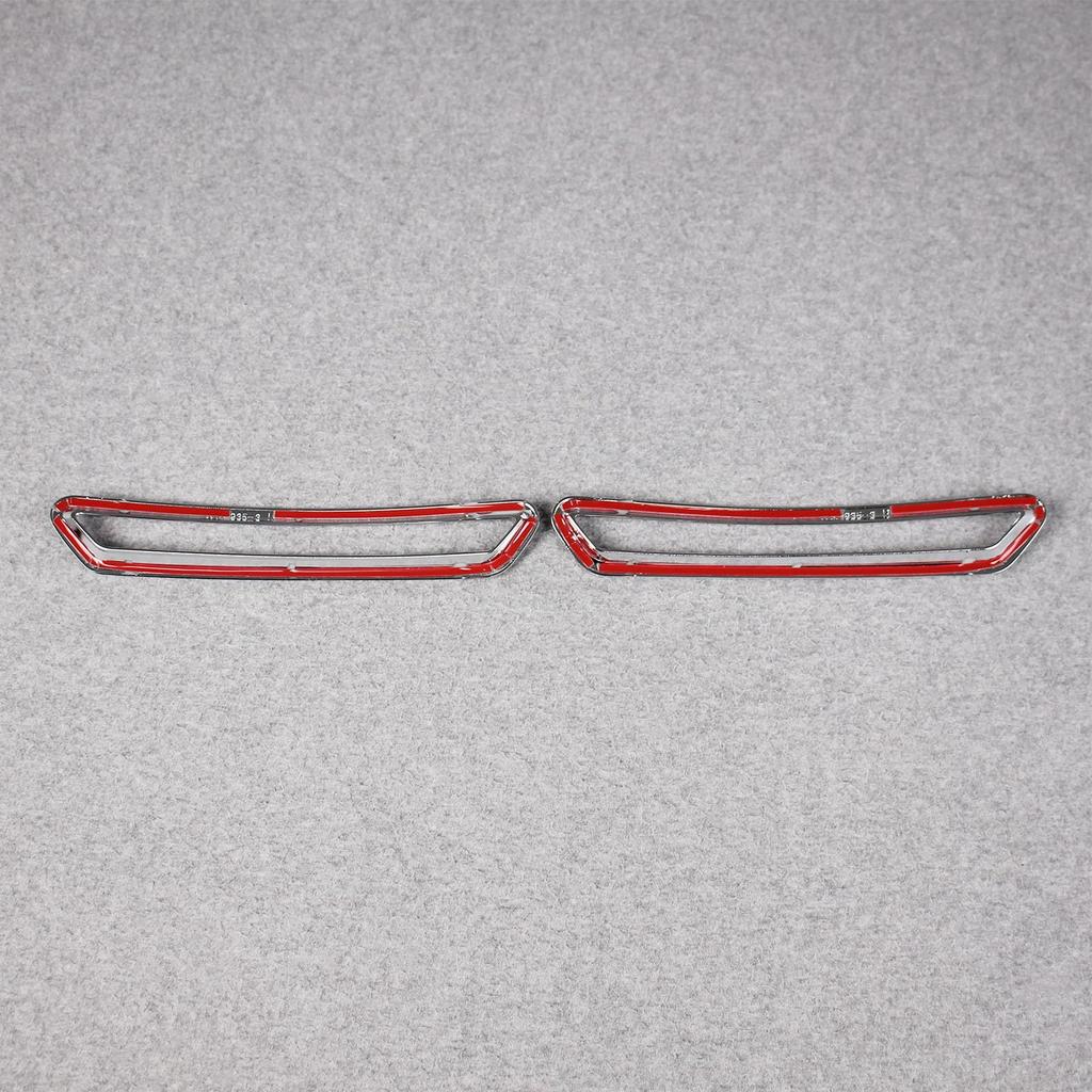 RUIQ Chrome Rear Fog Lamp Garnish Bezel Cover for Honda DG5 Series WR-V (New Model)