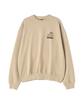 Avirex Flight Mechanic Crew Neck Sweat Flight Mechanic Crew Neck Size (WEB&DEPOT Exclusive) Men's Sweatshirt, M, 040, Beige, 783-4932005