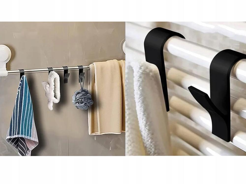 Black Radiator Hook 2 pcs (360)