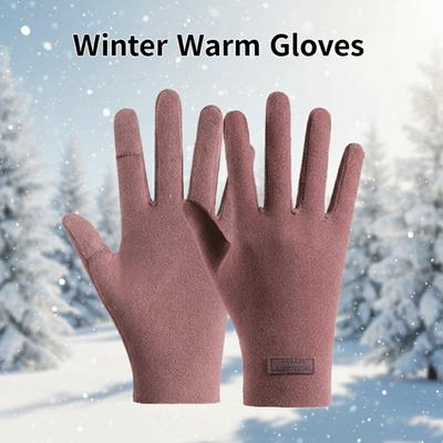 Touchscreen Winter Fahrradhandschuhe Kälteschutz Verschleißfest Dicke Fahrradhandschuhe Weich Winddicht Warm Outdoor Handschuhe Sport
