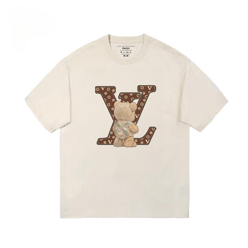 Bear High Street Trendmarke Lockeres dickes T-Shirt Amerikanische Kurzarm Herren Fünfviertelärmel Reine Baumwolle Große Größe Oberteil M