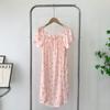 2025 New Arrival Nightdress Summer Floral Pajamas Loose Short Sleeve Thin Girl's Dress Special Offer Female Summer Home Wear