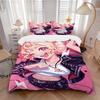 3pcs Punk Style Duvet Cover Set - Machine Washable, Includes 1 Duvet Cover and 2 Pillowcases, No Core Included, All-Season Home Decor for Do