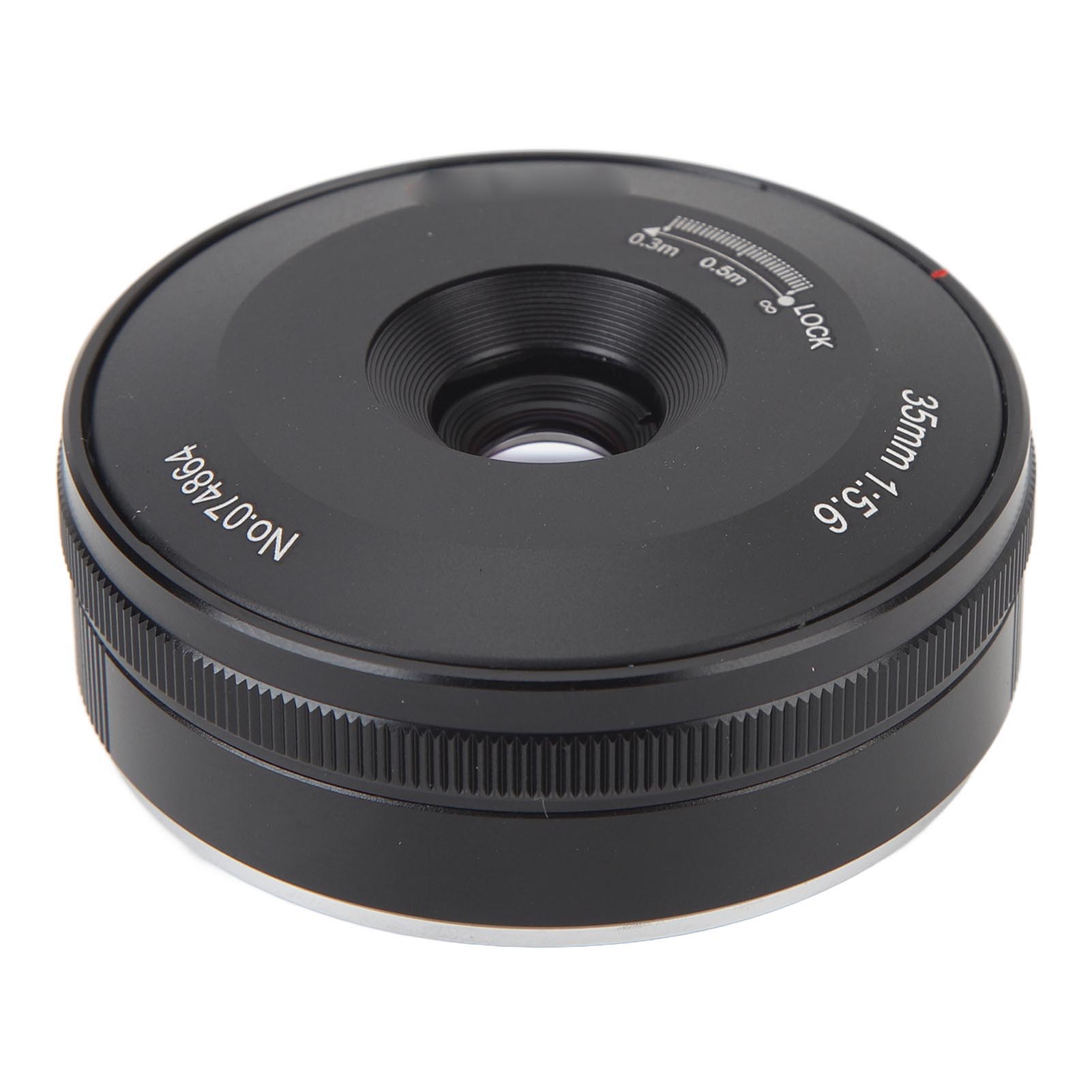 

Объектив камеры 35 мм F5.6, ультратонкое оптическое стекло, ручная фокусировка, черный полнокадровый портретный объектив для