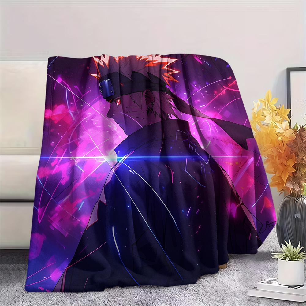 Naruto  Print Flannel Blanket, High quality Comfortable for All Seasons, Home Decor, Warmth and Comfort