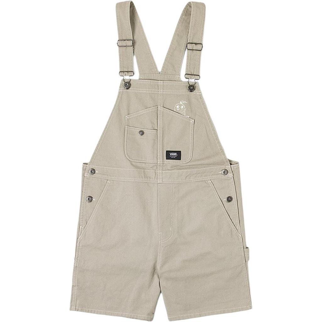 Vans Woven Fashion Soft Casual Cargo Shorts Women Shorts Gray-Green VN000NMVZUJ