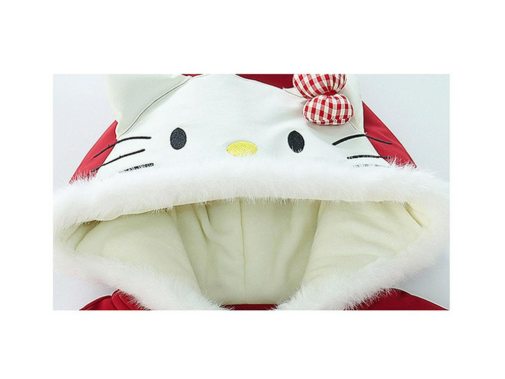 Girls' Cartoon Quilted Cotton Coat - Winter 2025 Fashion for Baby & Kids