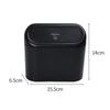 Universal Hanging Car Trash Can Vehicle Garbage Dust Case Storage Box ABS Square Pressing Trash Bin Auto Interior Accessories for Car