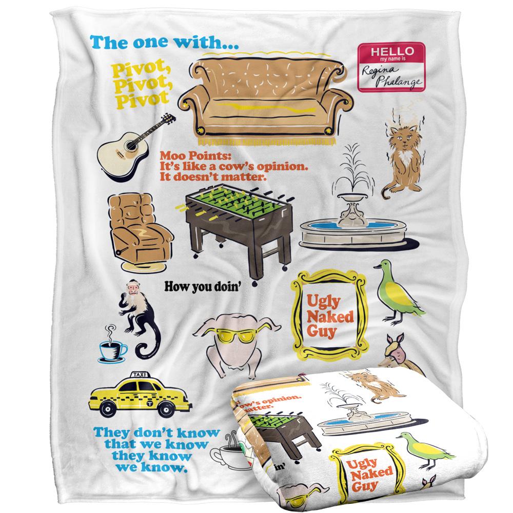 Friends The One With The... Icons Blanket