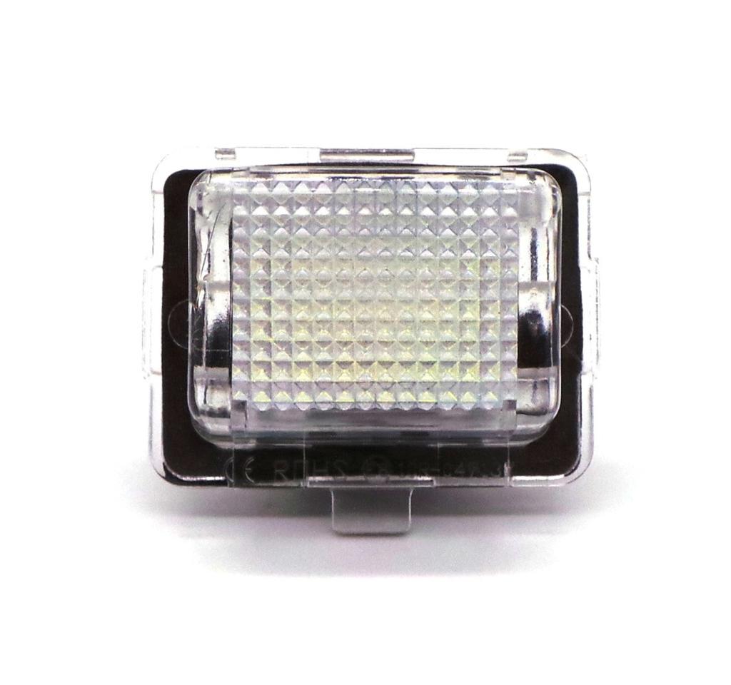 LED License Plate Lamps 2pcs, 12V Compatible with Mercedes, Off-Road