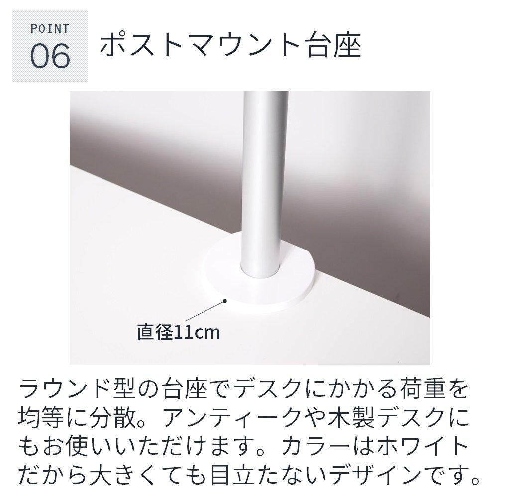 LOE Single Monitor Arm Display Desk Mount with Clamp, Simple and Stable, LOL1, Silver