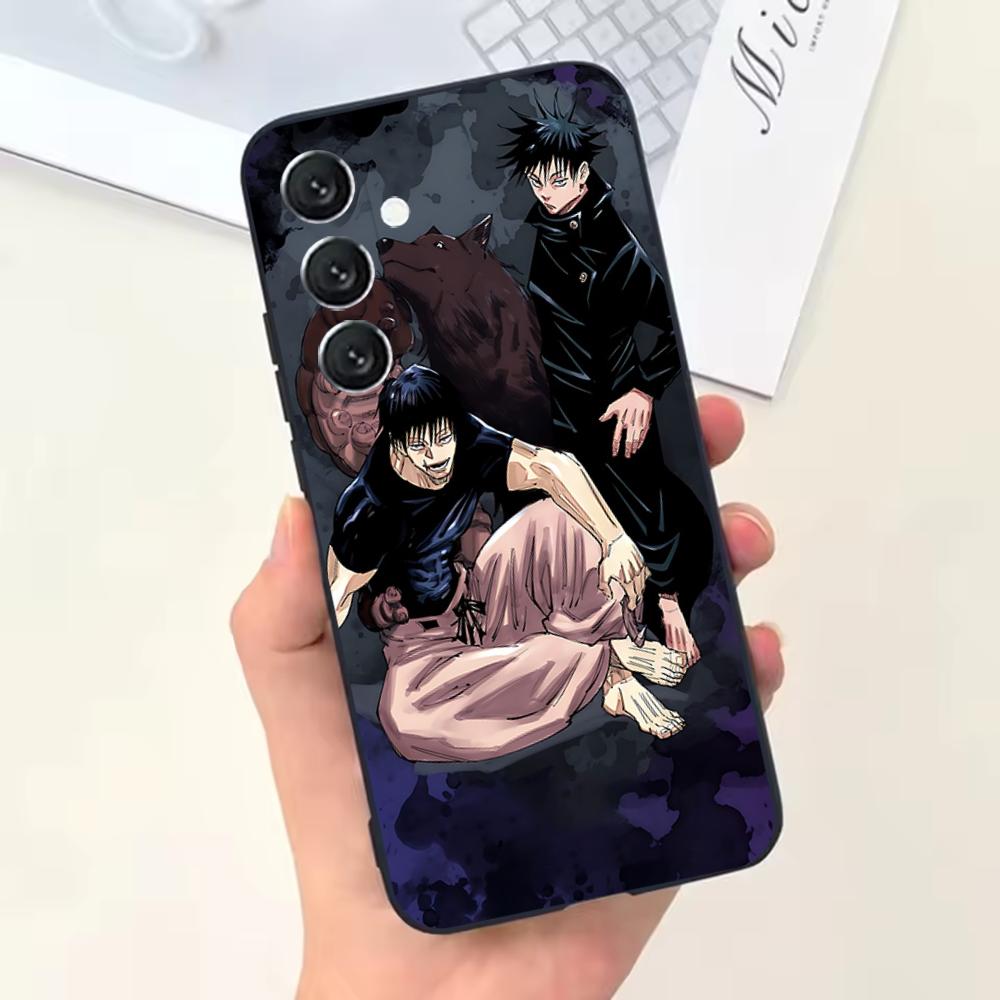 Toji Fushiguro Jujutsu K-Kaisen Phone Case For Samsung Galaxy A13,A21s,A22,A31,A32,A52,A53,A71,A80,Soft Black Shell