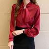 Spring New Fashion Korean Version Long Sleeve Blouse Shirt Women Tops J233
