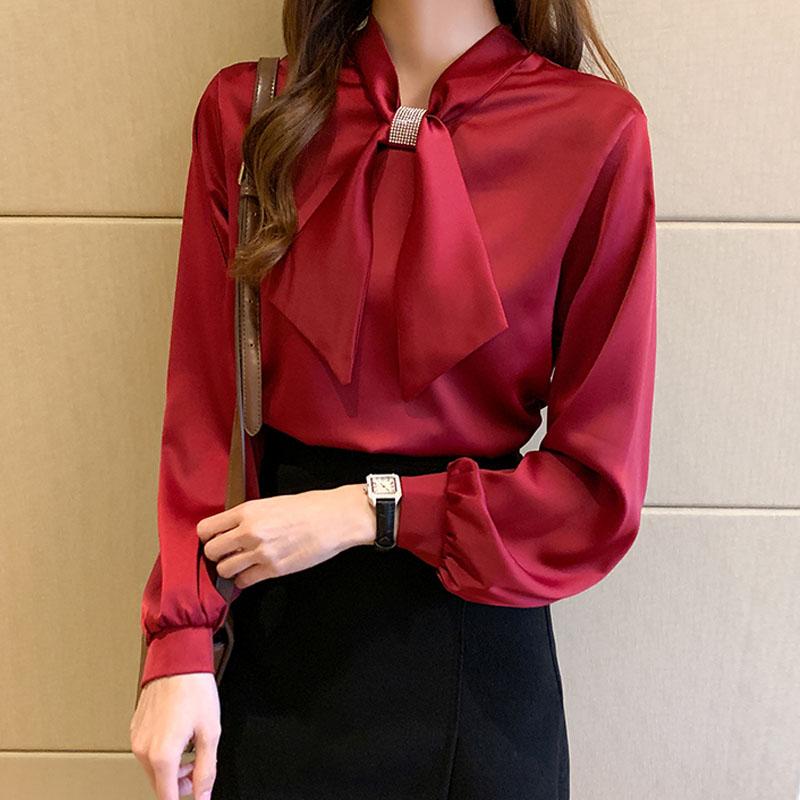 Spring New Fashion Korean Version Long Sleeve Blouse Shirt Women Tops J233