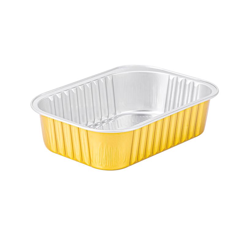 

Sai Zhuo 580ML Gold Aluminum Foil Food Containers