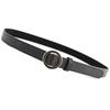 Ladies Painted Round Day Buckle Belt Non-Punching Decorative Belt Non-Porous Belt