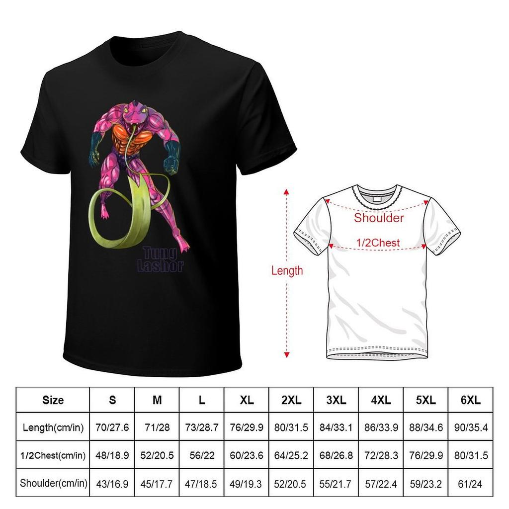 Tung Lashor T-Shirt Kawaii Clothes Shirts Graphic Tees Street Wear Oversized Graphic Tee Plain White T Shirts Men