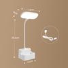 Multifunctional LED Desk Lamp Eye-friendly Dormitory Desk Reading Study Pencil Holder Table Lamp