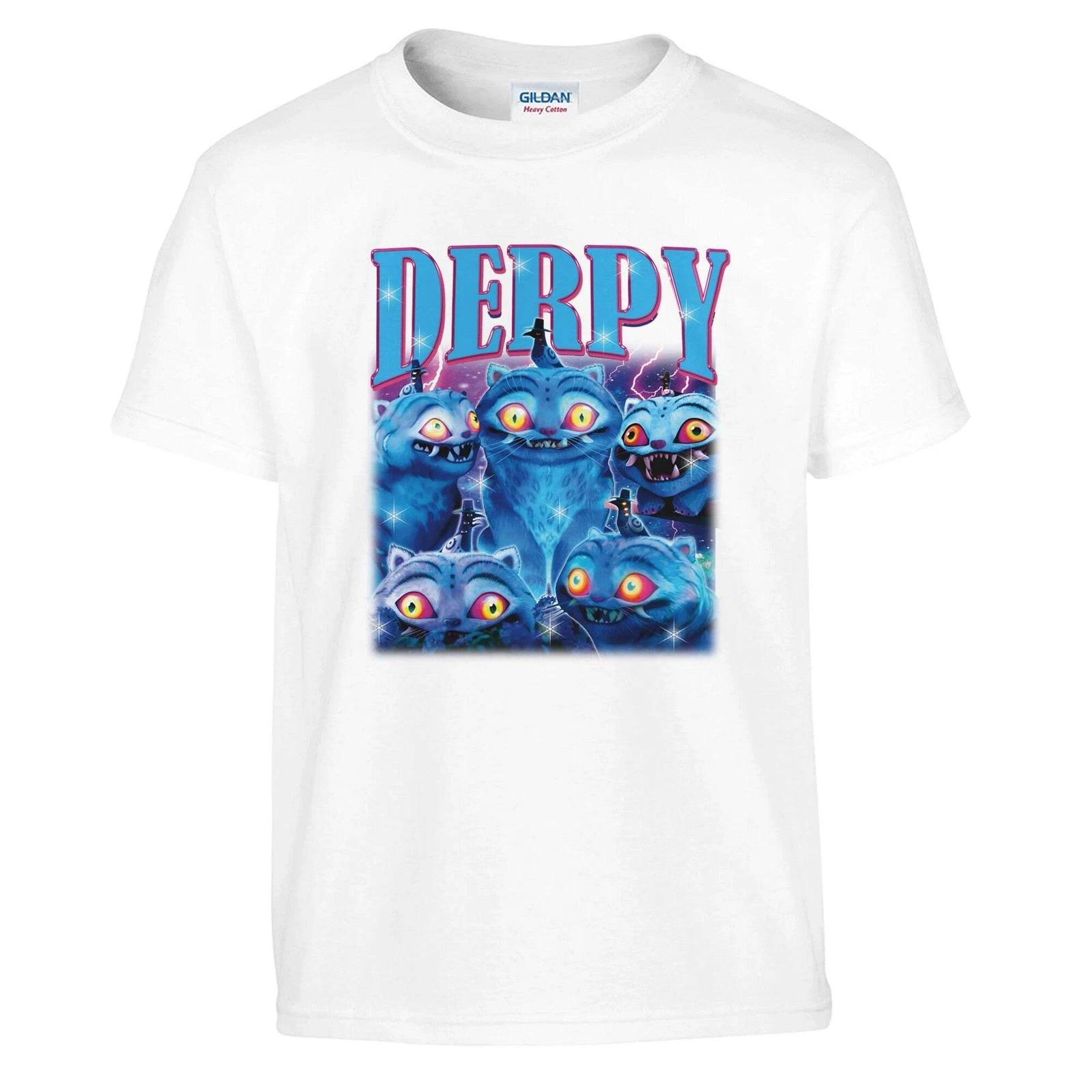 Kpop Demon Hunter DERPY T-Shirt | Soft Heavyweight Graphic Tee | Unique Fan Merc 4XL