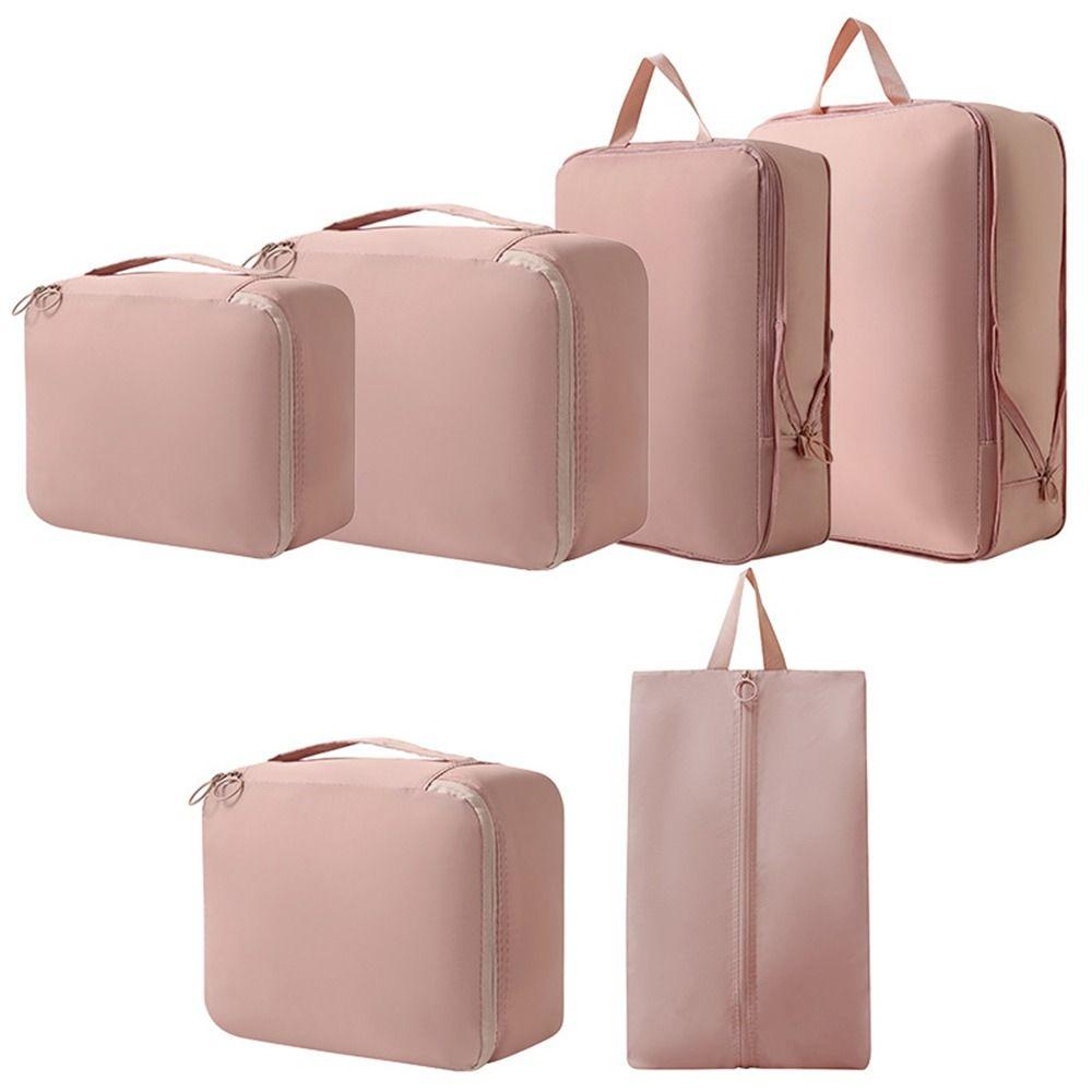 

6PCS Small Volume Luggage Organizer Bag Multipurpose Compression Bag Shoes Bag Travel Bussness Trip