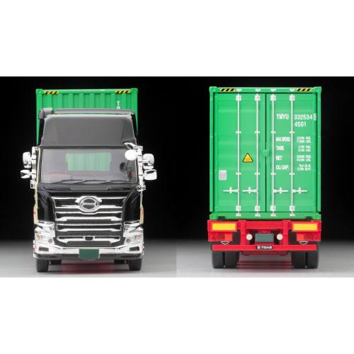 TOMYTEC Tomica Limited Vintage Neo LV-N292c Hino Profia 40ft Marine Container Trailer (Toho Sharyo TC36H1C34) Black (Finished Product)