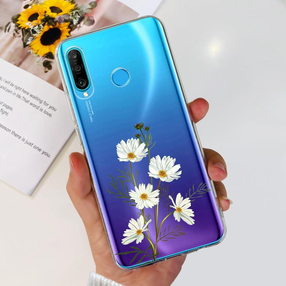For Huawei P30 Lite Case MAR-LX1M MAR-L21A MAR-LX1A Cute Astronaut Cover Clear Silicone Bumper For Huawei P30 Pro Lite P 30 Capa