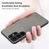 Fabric Canvas Phone Case for Samsung Galaxy S21 S22 S23 Ultra S23 Plus A54 A55 5G 360 Full Protective Back Cover