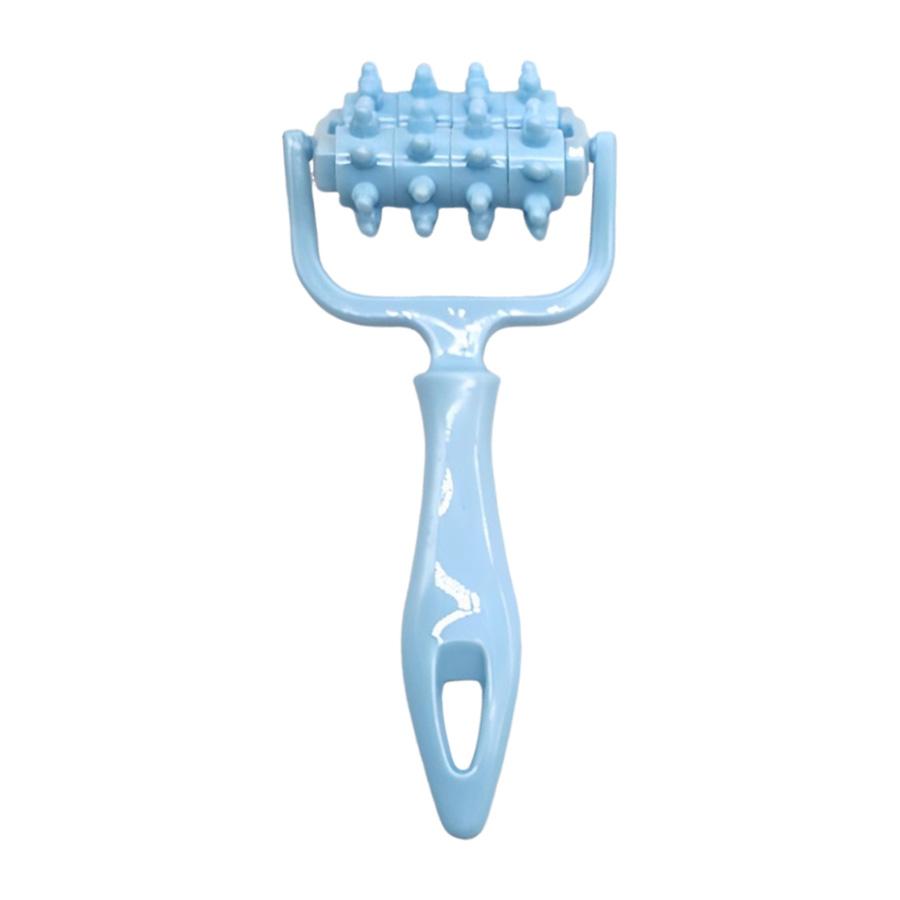 

1PCFast Anti Cellulite Dual Roller Beauty Massager Handheld Anti Cellulite Massager Roller Muscle Stretching Health Massage Tool синий