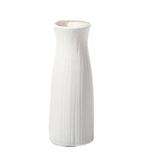 Ceramic Look Plastic Vase Nordic Boho Style Vase Modern Flower Arrangement Container for Kitchen Living Bedroom Home Decor