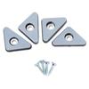 Chair Fittings Table Sofa Easy Move Furniture Leg Slider Pads Floor Protector Anti Noisy Slip Mat