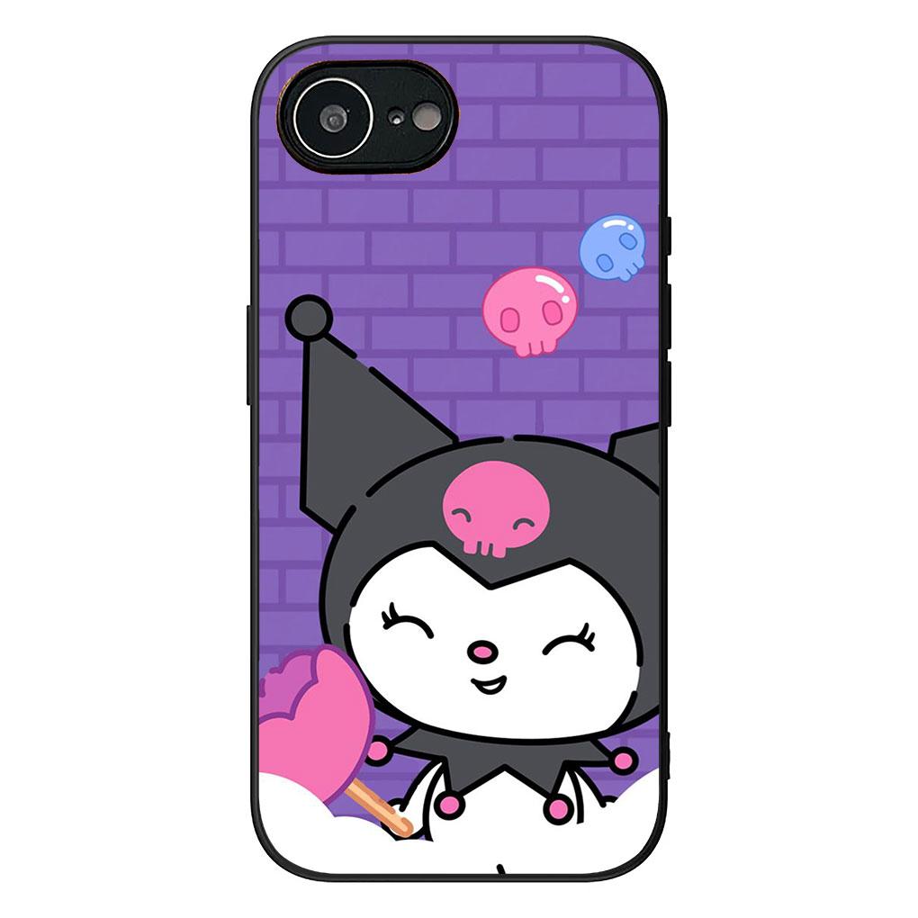 Soft Cover for Apple iPhone 13 12 Mini XS 11 Pro Max 7 8 Plus XR SE 2022 2020 SE3 Coque Phone Case Lovely Kuromi Cartoon