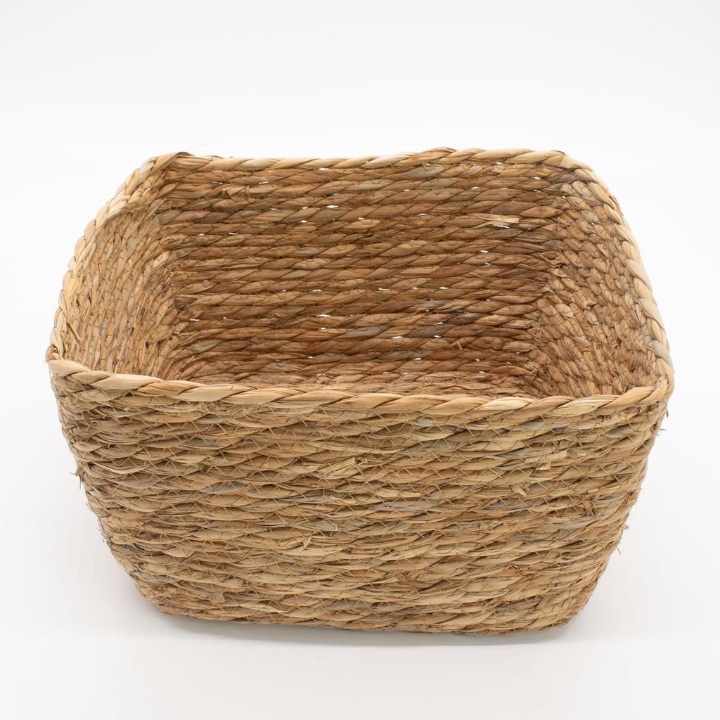 Seagrass Square Baskets – Natural – Set of 3