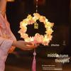 DIY Luminous Lotus Lantern Kit: Handmade Hanfu Hanging Decoration for Kids