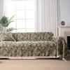 Sofa Towel Fringed Green Universal Cover Universal Cover for All Seasons Thickened Sofa Cushion