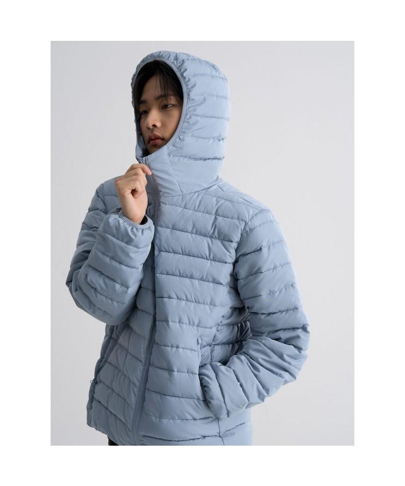 8seconds Light Hooded Padded Jacket Sky Blue