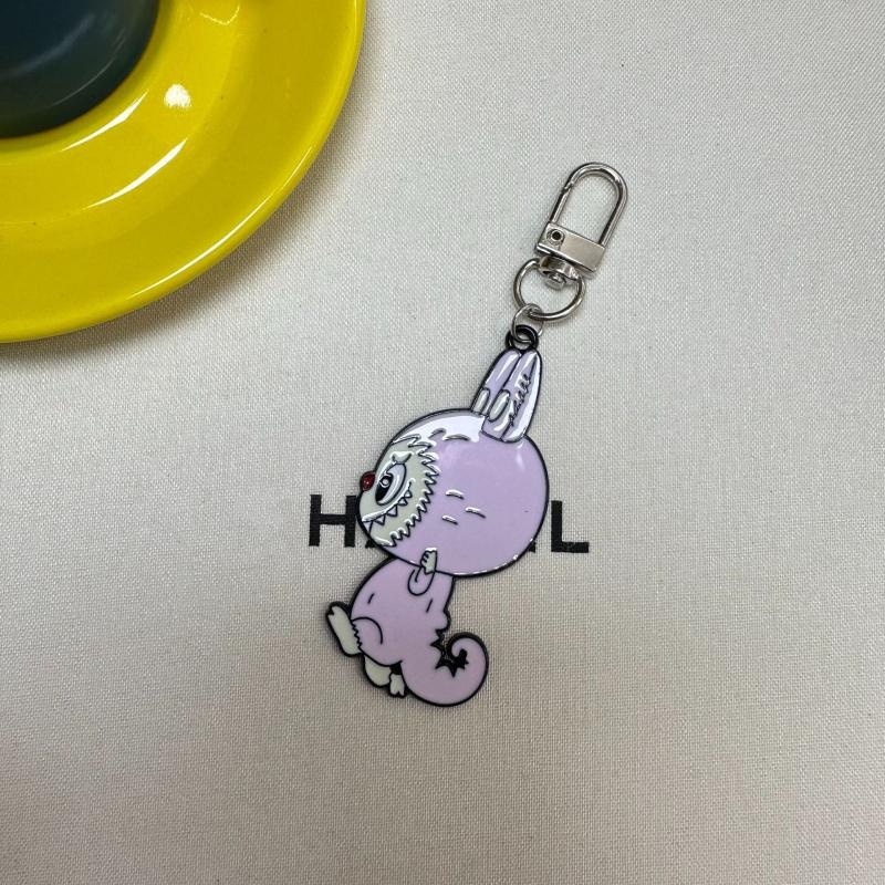 Cartoon Creative Alloy Keychain Schoolbag Pendant Car Keyring Jewellery Gift