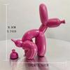 10cm Nordic Resin Animal Pooping Balloon Dog Sculpture Home Decor Figurines for Interior Living Room Home Decoration Crafts