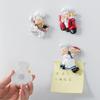 Set of 4pcs Chef Figurine Statue Decorations Stickers for Kitchen Restaurant