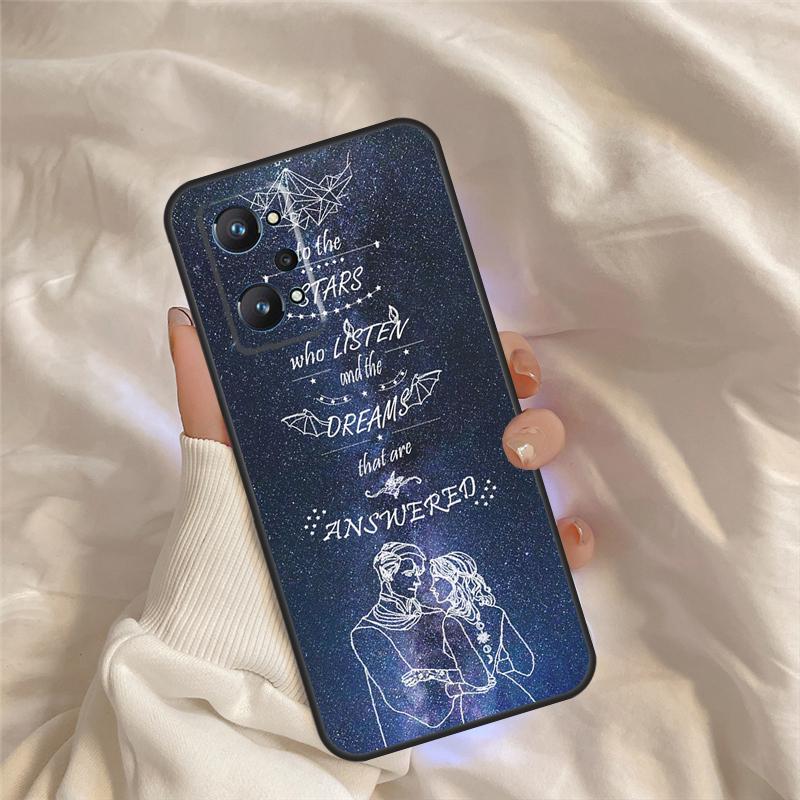 Fury Sarah J Maas A Court of Mist Case For Realme C71 C55 C67 C51 C75 C63 C61 C65 C53 C35 11 12 13 14 Pro Plus GT6 GT7 15 Pro