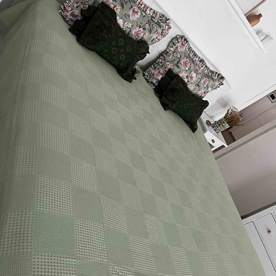 100 % Baumwolle, King-Size-Größe, 240 x 260 cm, Mehrzweck-Tagesdecke, Piqué-Sommerdecke, Sommerdecke