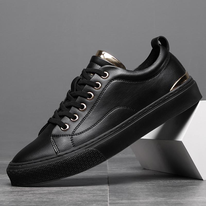 White Breathable Man Shoes 2022 Summer Newest Men S Casual Shoes Fashion Comfortable Men Snekaers Board Shoes Split Leather Zapatos 40