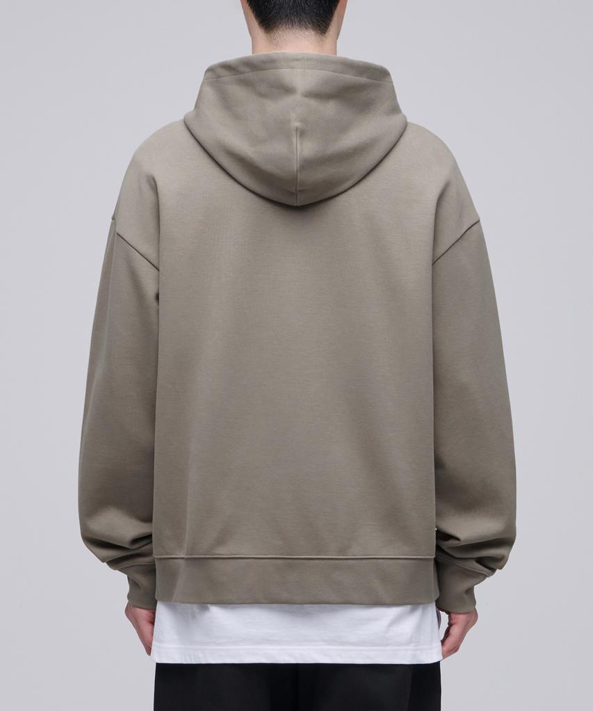 Musinsa Standard Flat Terry Oversized Hooded Sweat Zip-Up [Dusty Beige]
