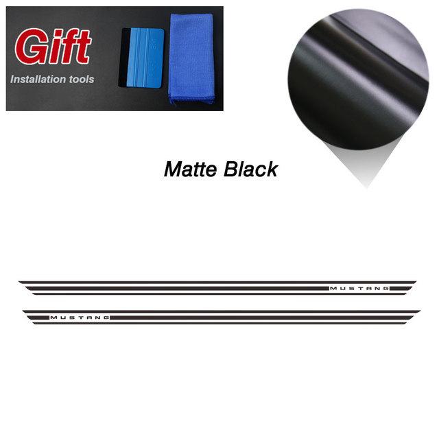 Ford Mustang GT Side Skirt Stripes Car Decal